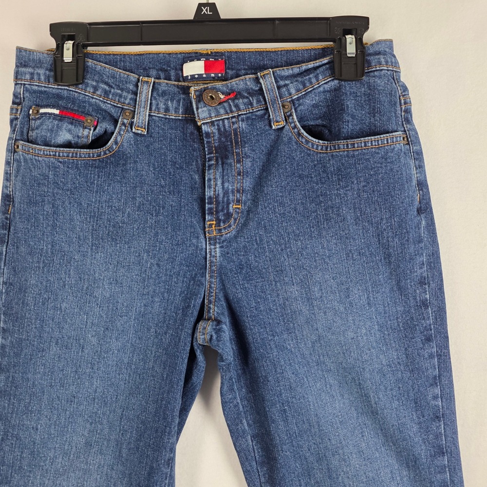 Tommy Jeans Women's Dark Wash Bootcut Flare Denim Jeans Size 7